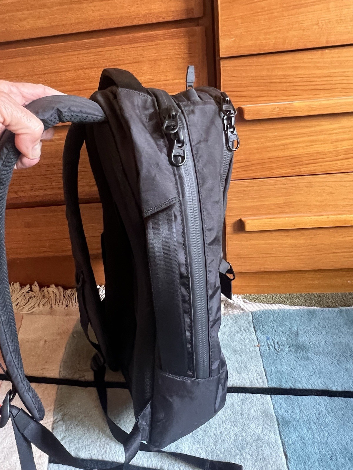 Aer City Pack X-Pac Black – Premium Weather Resistant Backpack Logo