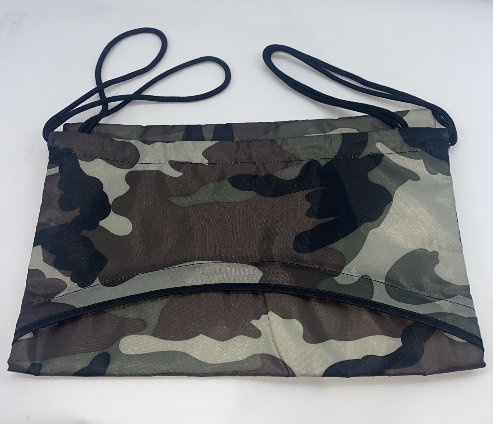 Thirty one Backpack 31 Pouch Bag Drawstring Green Camo Cinch Sac Mono “Dacyn”