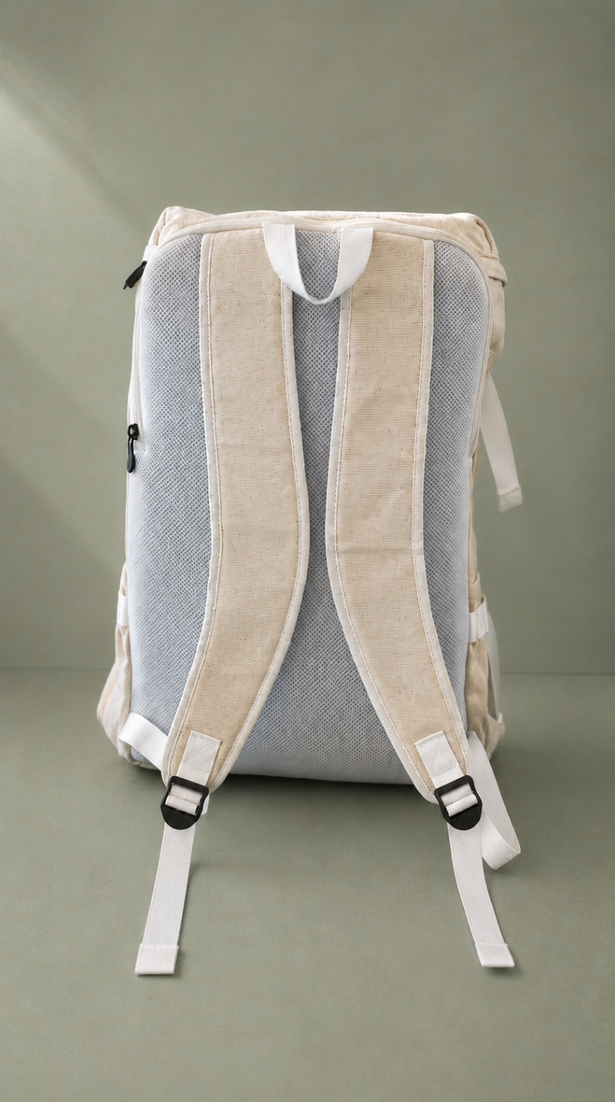 Organic Cotton Backpack – Eco Travel Bag, Minimalist, Sustainable, Lightweight