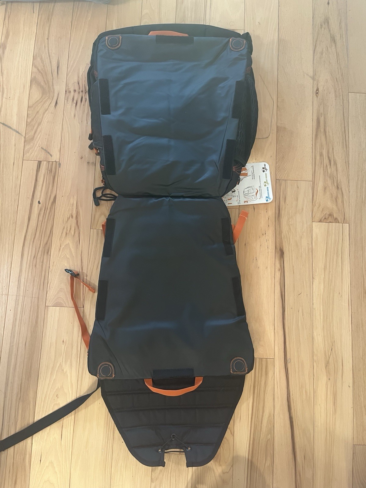 BP1-15 TRIATHLON TRANSITION AND MULTI SPORT BACKPACK Black And Orange