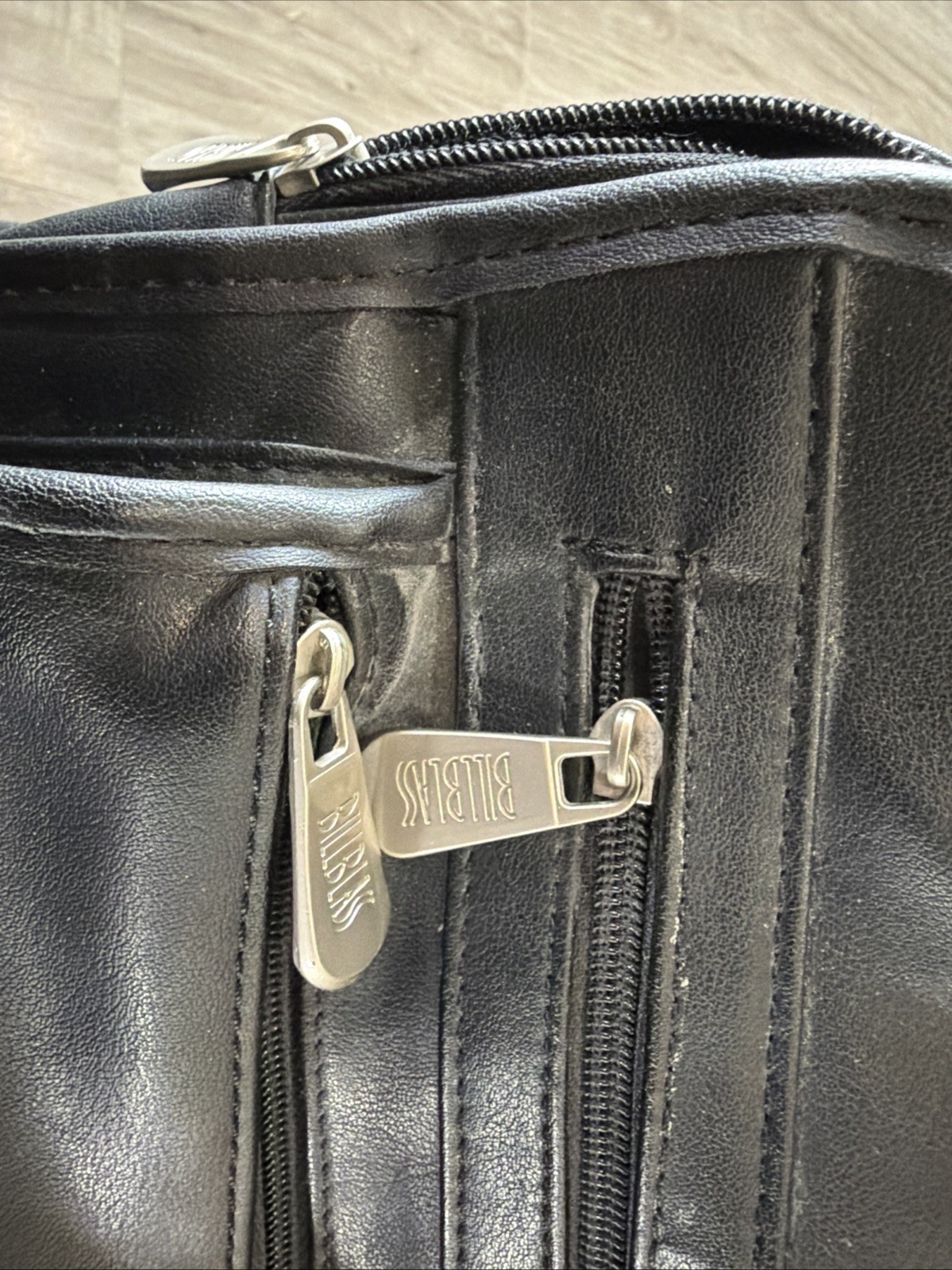 Bill Blass Black Messenger, Laptop Briefcase, Preowned Very Good Condition