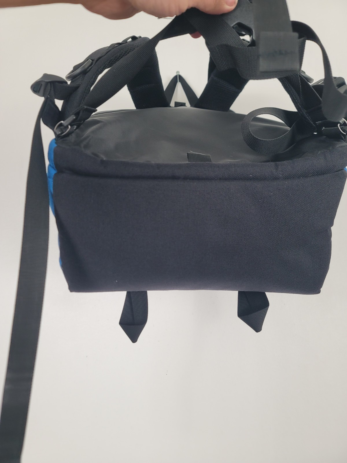 Topo Designs Core Pack Blue Black Large Laptop Bag Hiking Commute Travel 25L