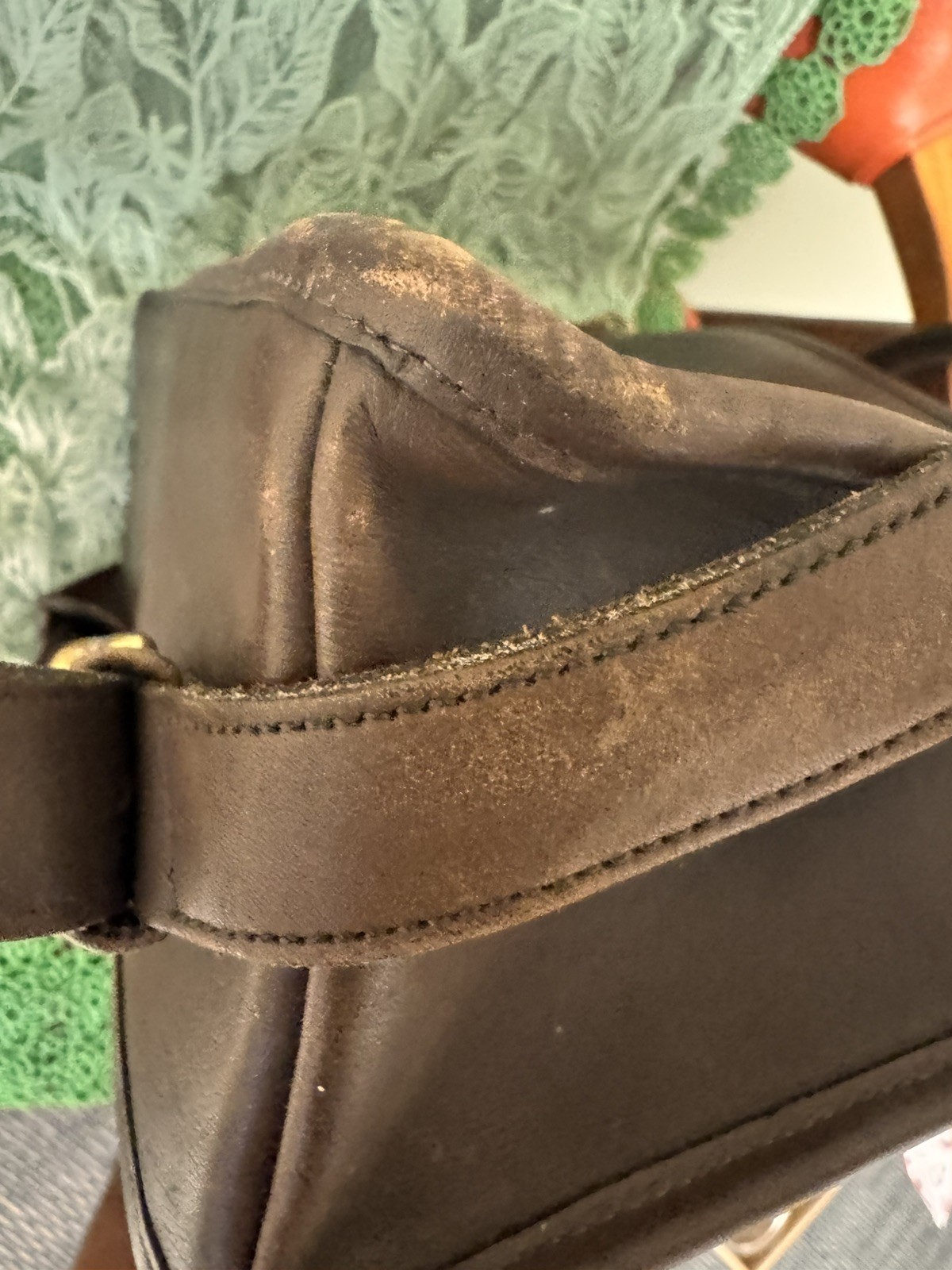 COACH Metropolitan Briefcase vintage brown leather