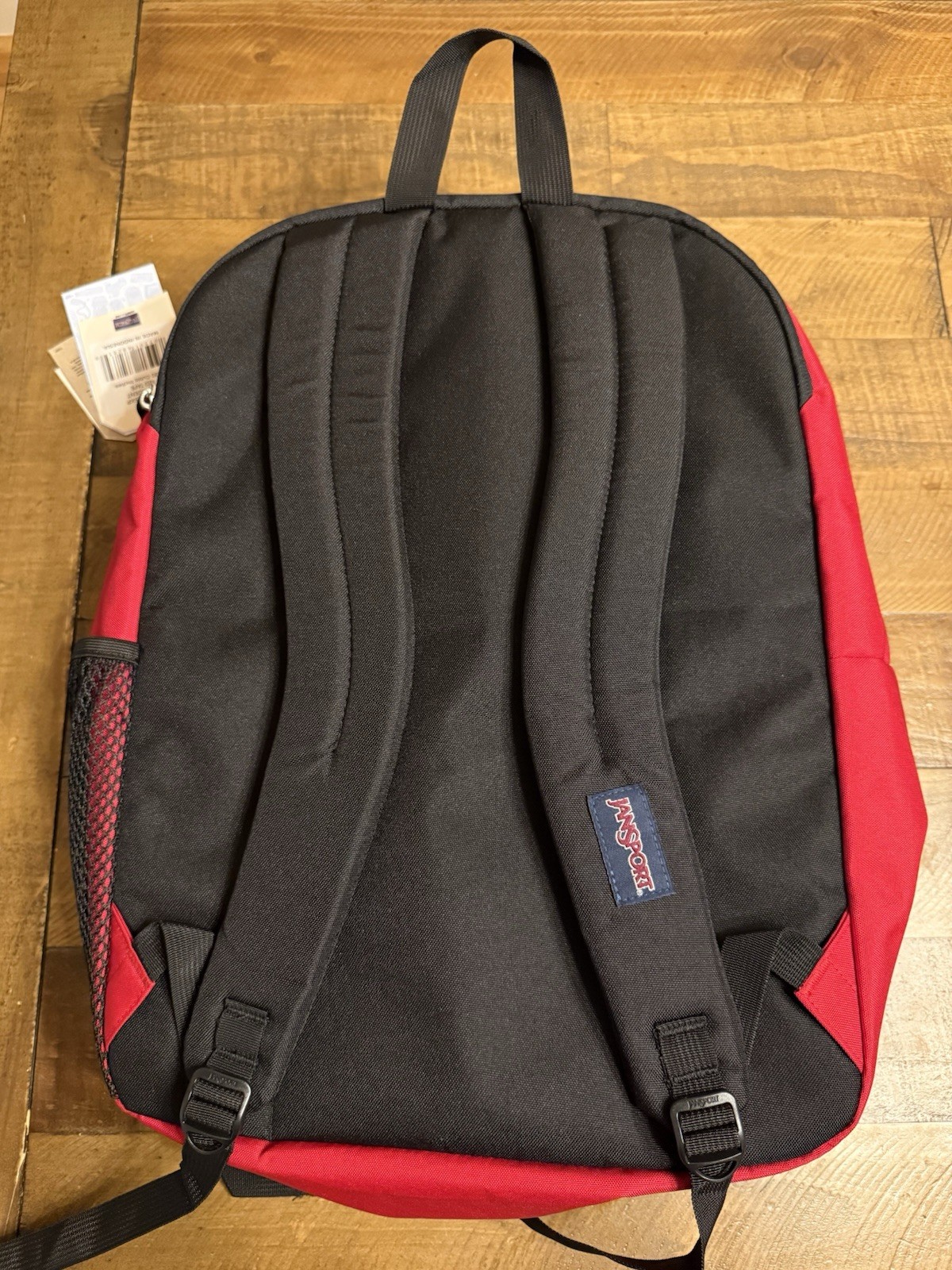 JanSport Big Student Laptop Backpack 34L 15” Laptop Sleeve Red Line NWT
