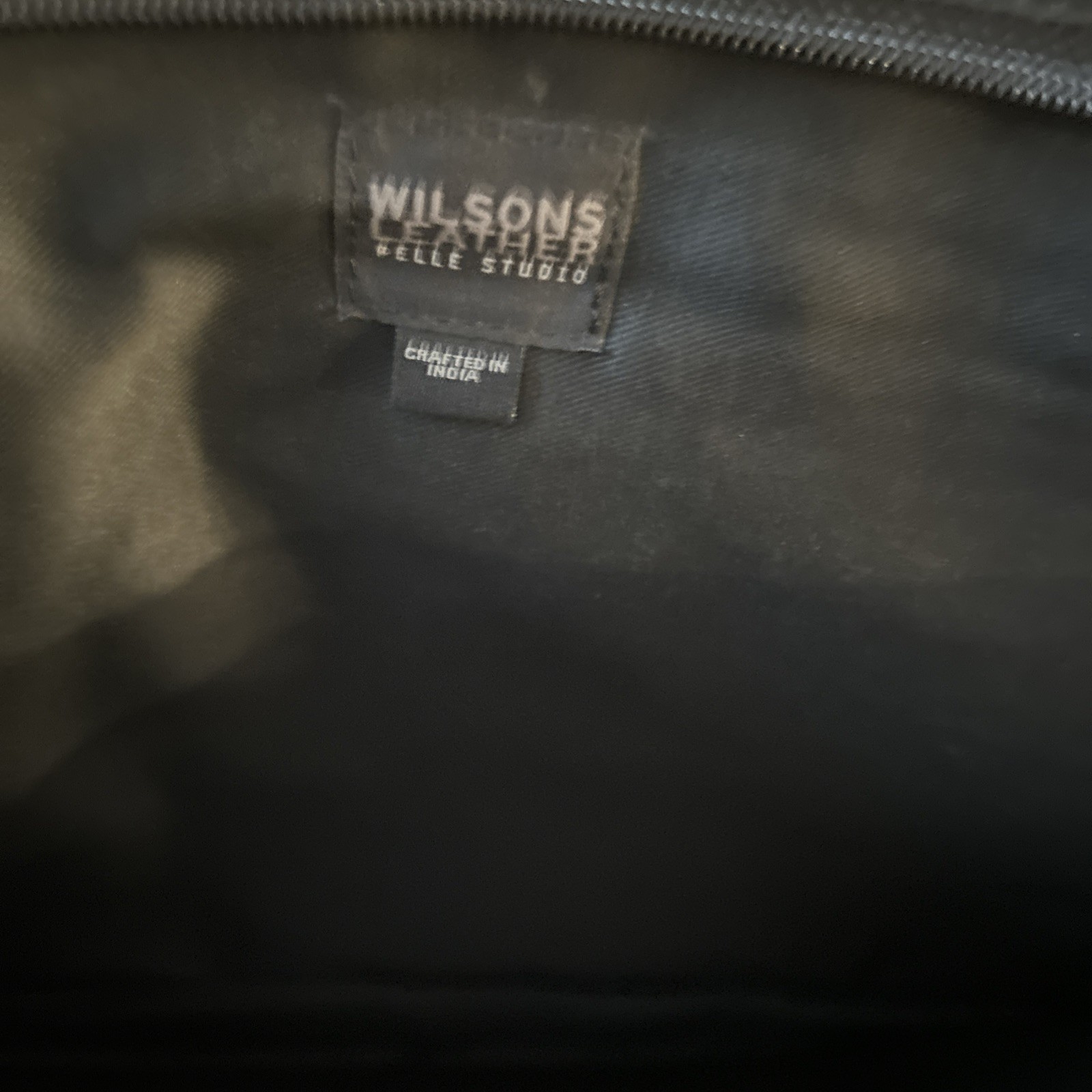 Vintage Wilsons Leather Pelle Studio Black Messenger Briefcase Laptop Bag