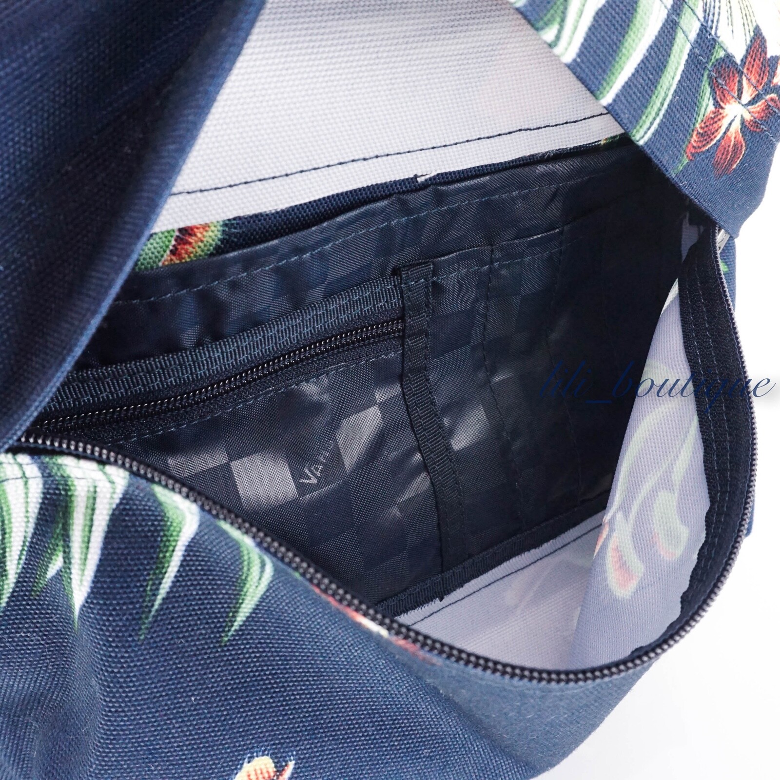 NWT Vans Old Skool III Backpack School Laptop Bag VN0A3I6RYKU Trap Floral Navy