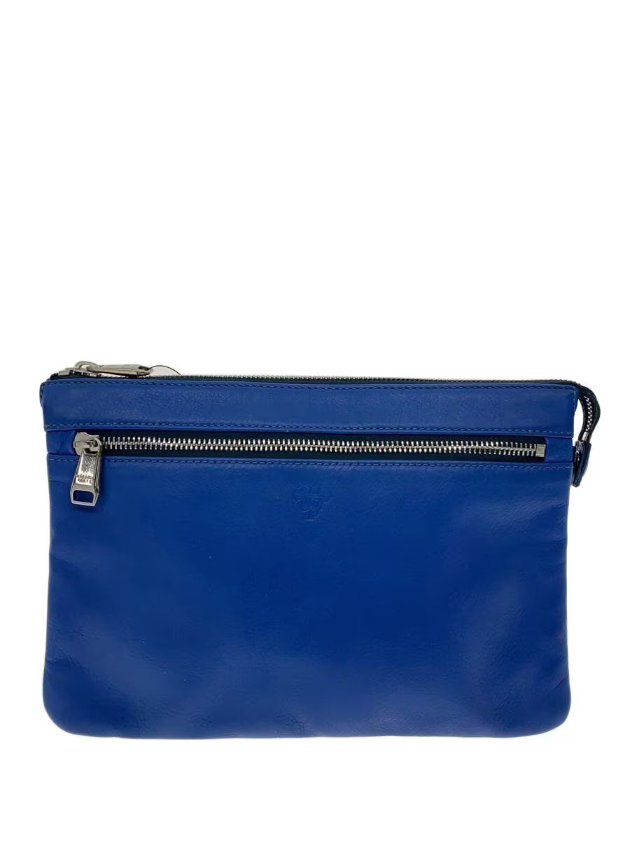 ultima TOKYO Leather Bag, Blue, Solid Color