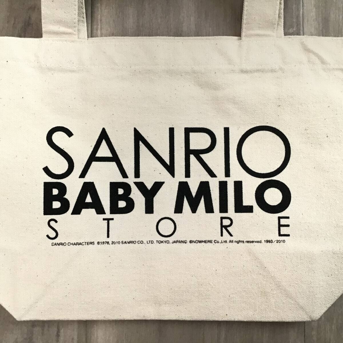 BAPE × Sanrio Hello Kitty My Melody Milo tote bag a bathing ape NIGO White