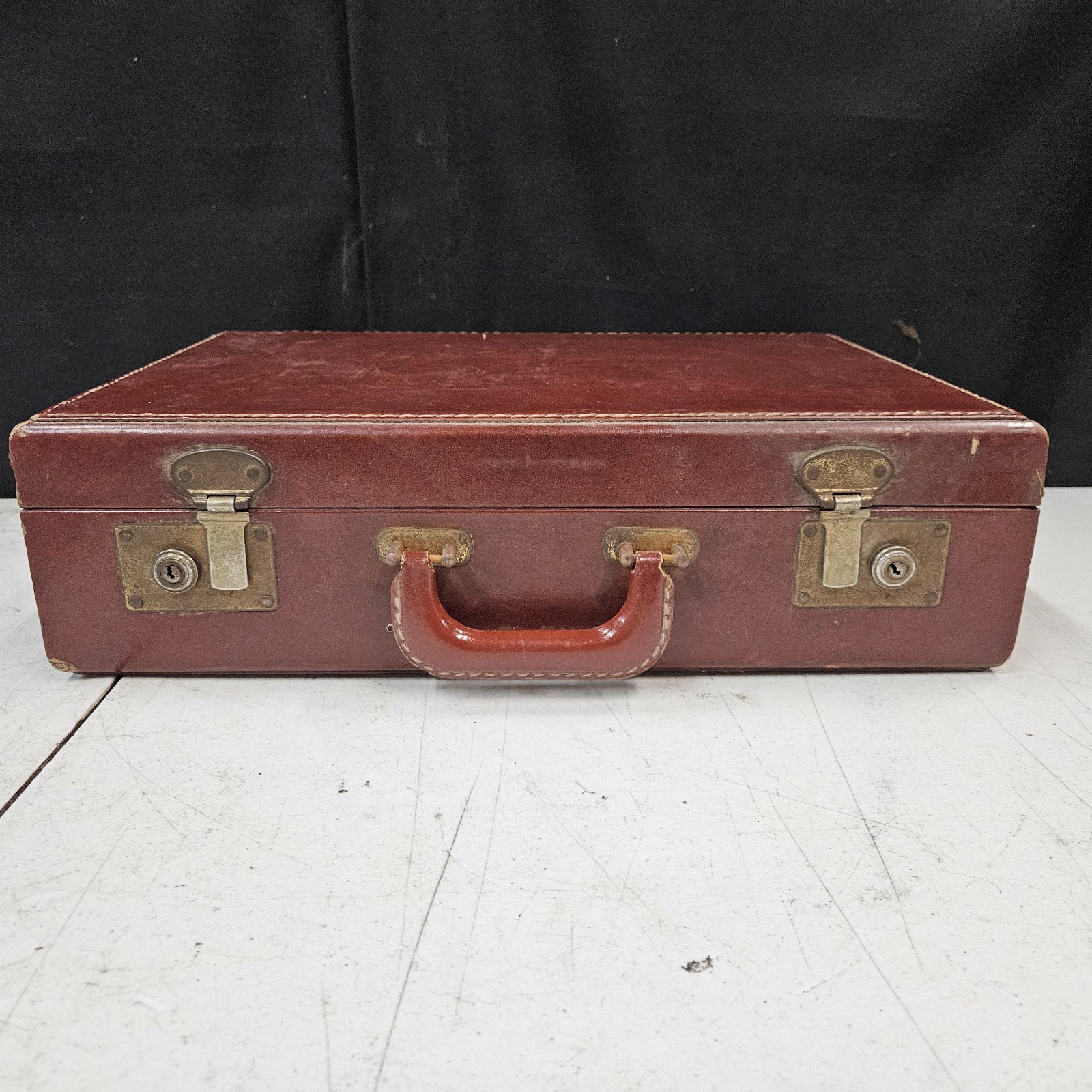 Vintage Unknown High-End Leather Briefcase