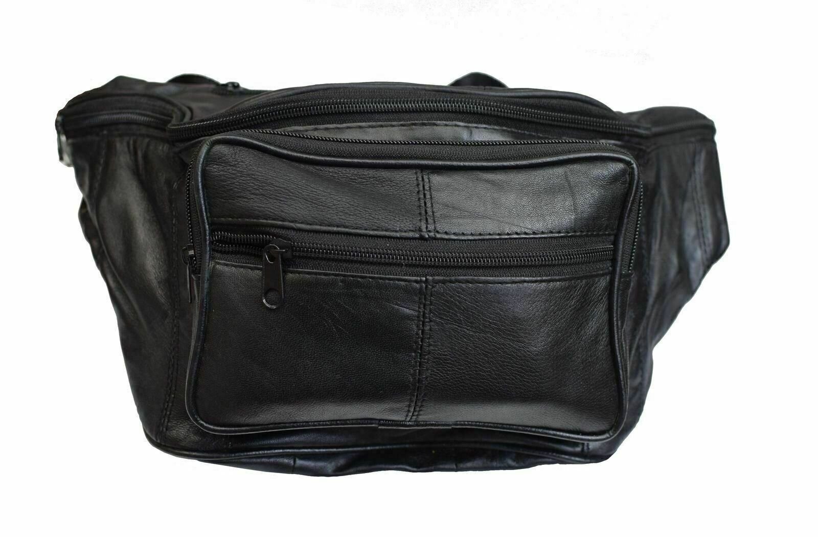 Genuine Leather Concealed Carry Weapon Waist Gun Pouch Fanny Pack Men & Women