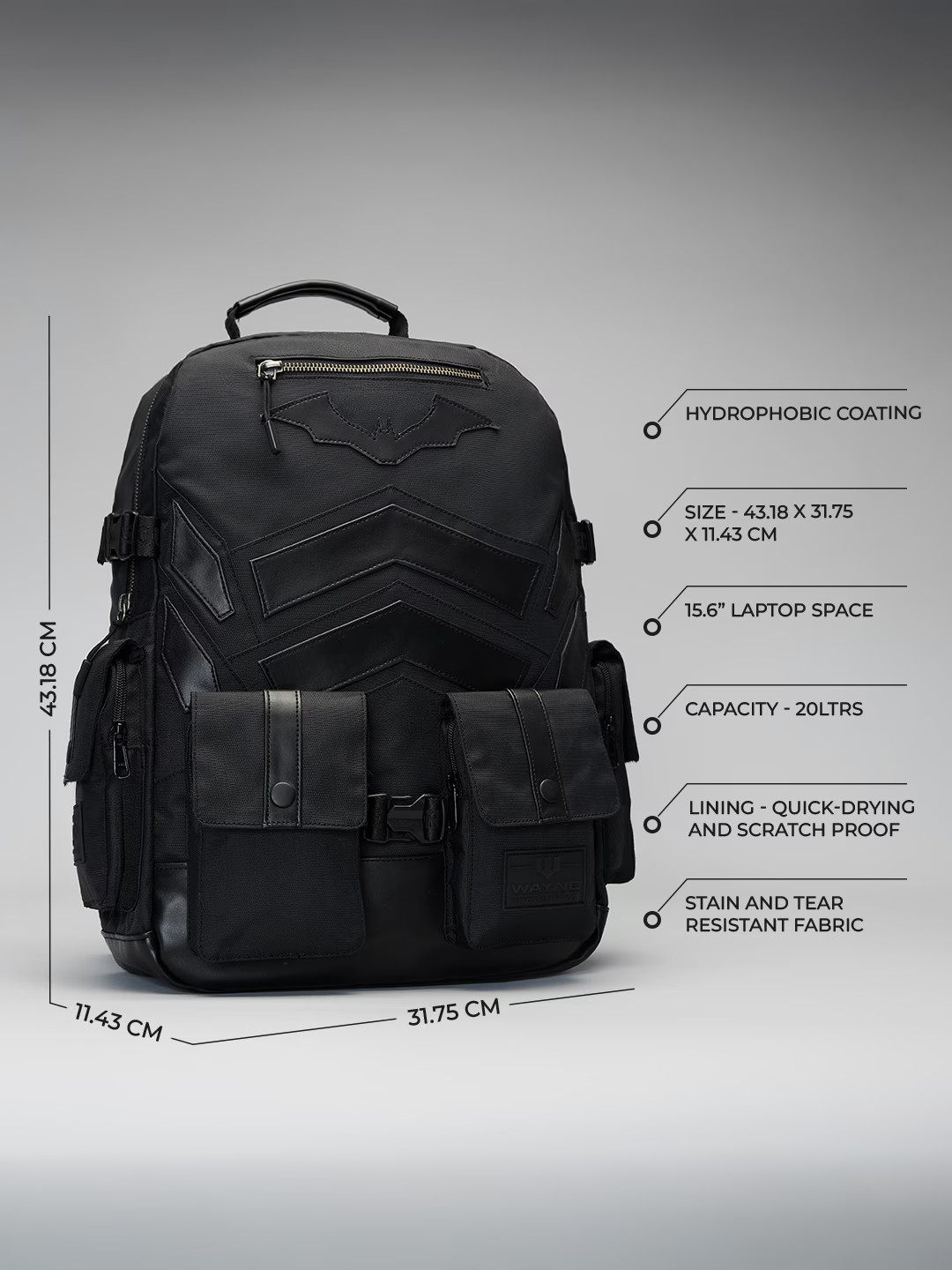 Batman DC Batman Gotham Edition Backpack Gear Limited Edition NWT Bruce Wayne