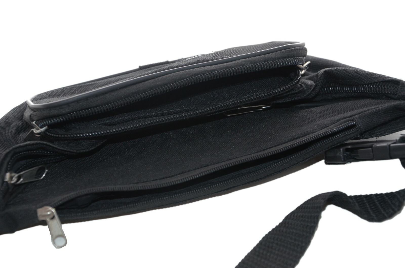 Women Men Waist Bag Belt Bum Hip Travel Purse Fanny Pack Black Fashion Sport Leg