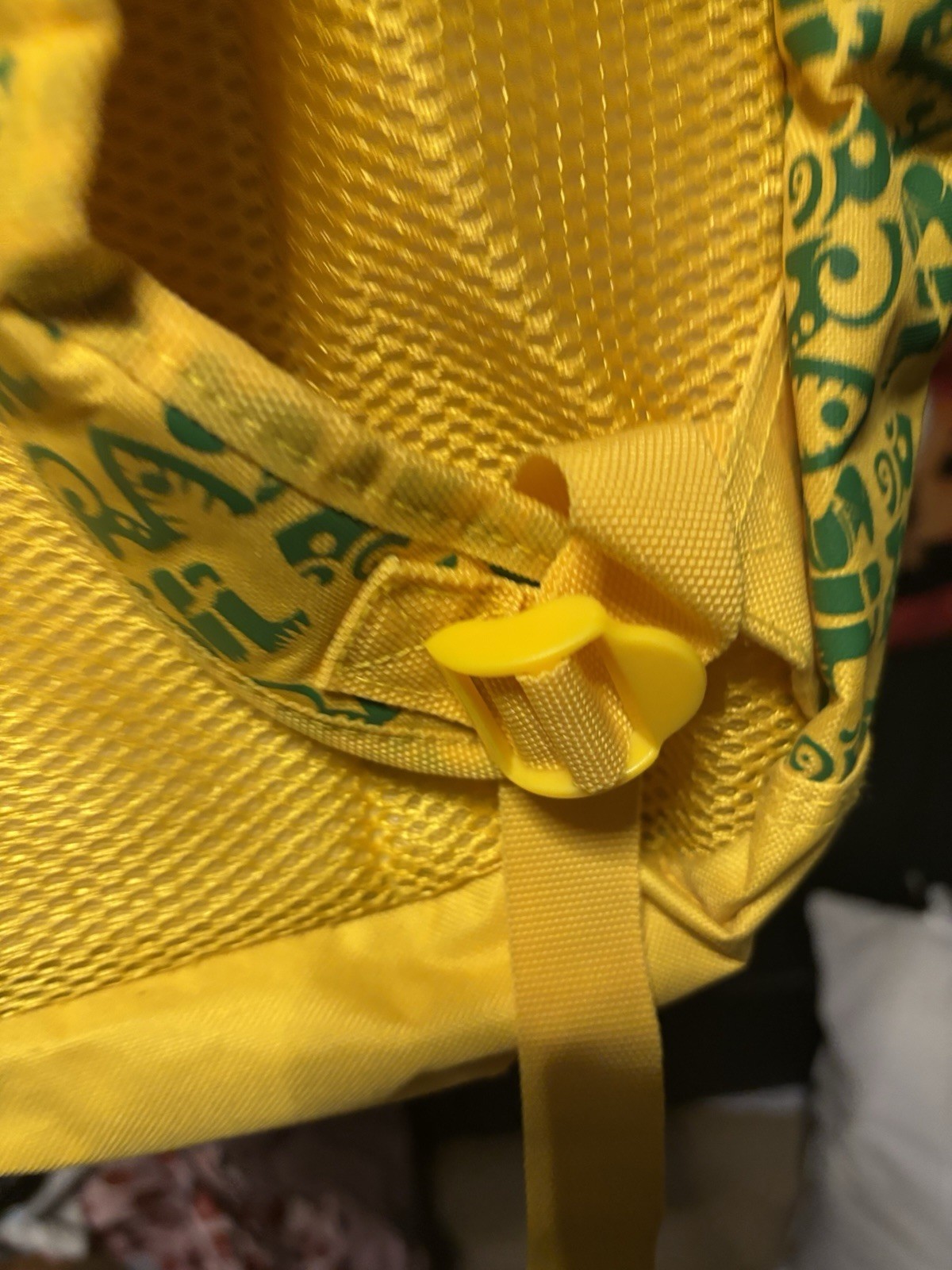 FIFA 2014 World Cup Brasil Brazil Backpack Green Yello Polyester Soccer Football