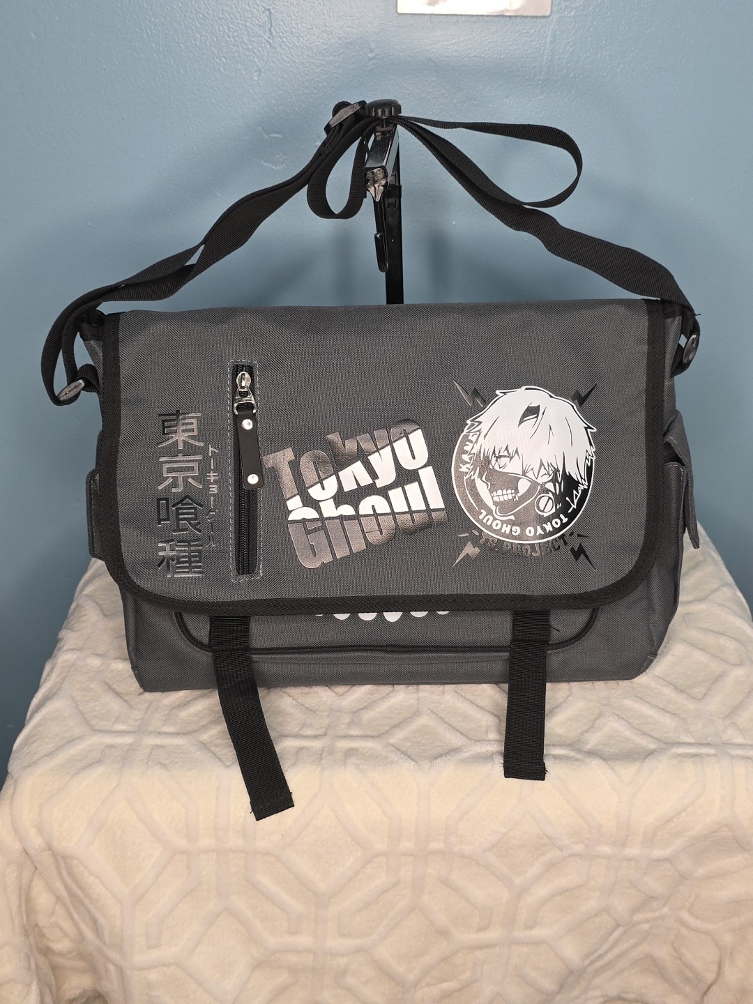 Anime Tokyo Ghoul Shoulder Bag Attack on Titan Messenger Satchel School Bag