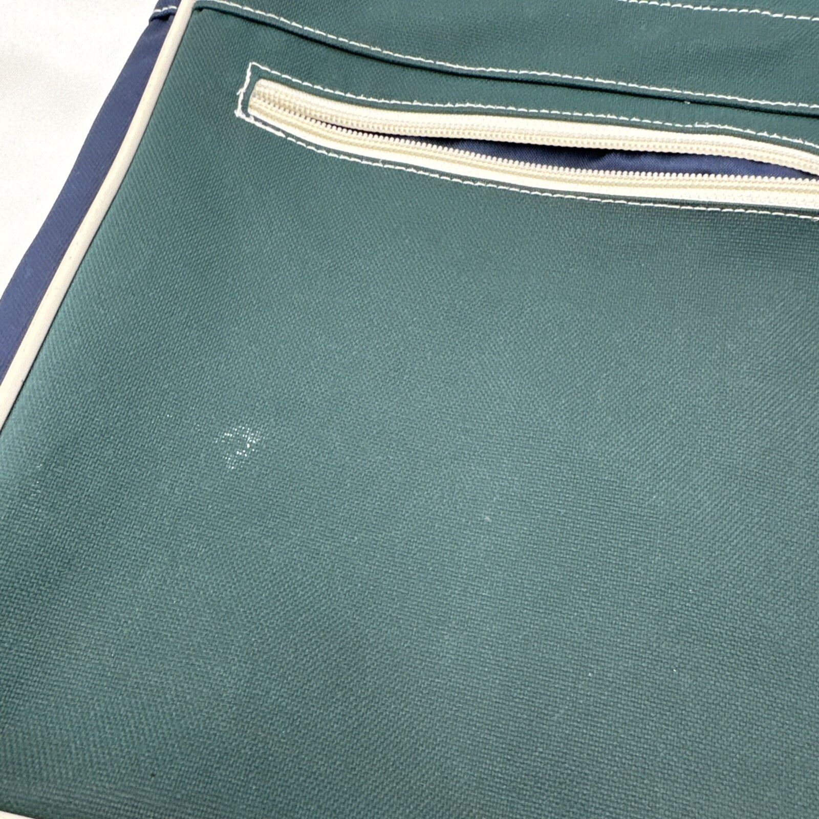 Adidas Messenger Bag Airliner Shoulder Retro PVC Vintage Blue Green Laptop