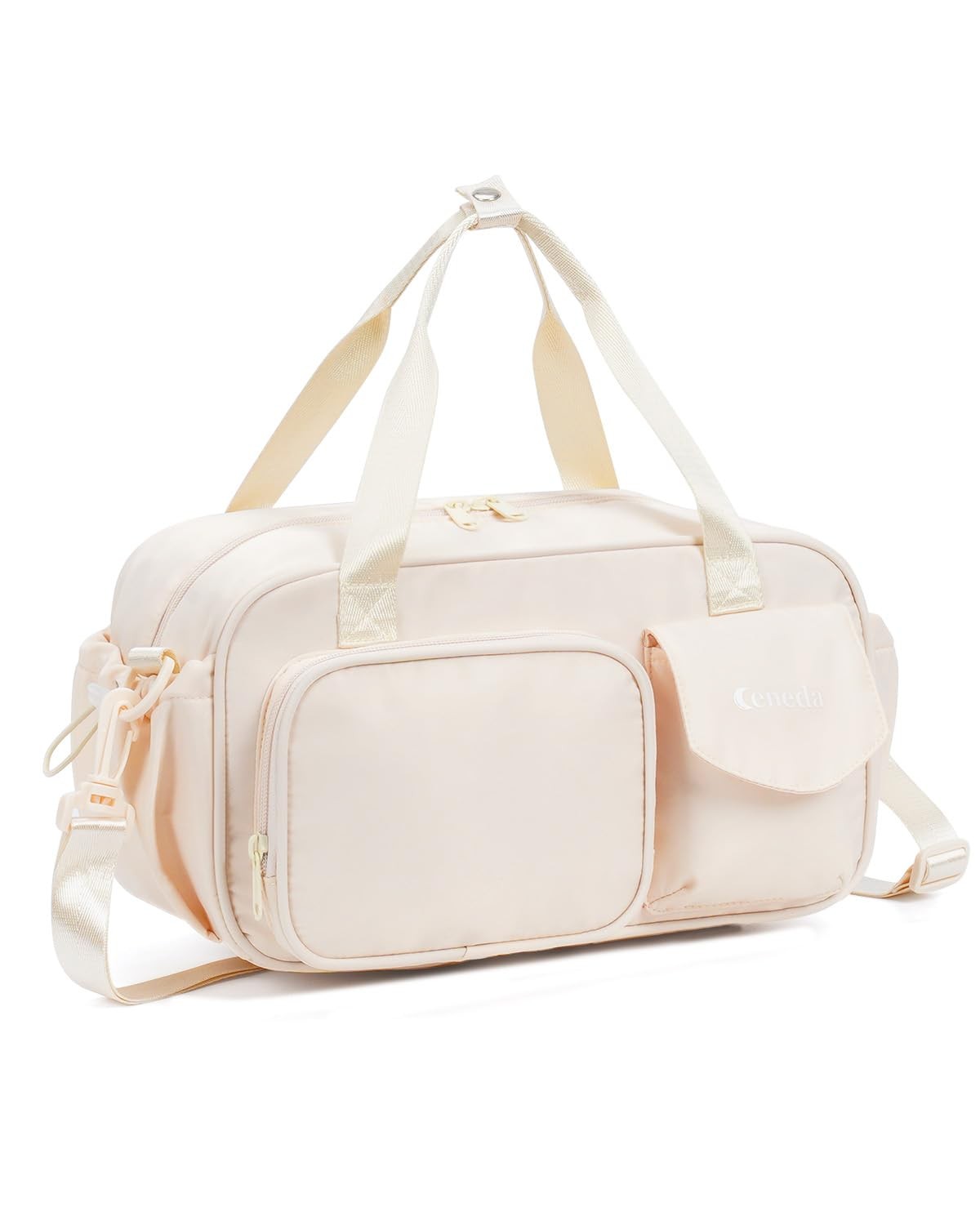 12 Inch Mini Gym Bag for Women Small Duffle Wet Pocket Lightweight Yoga