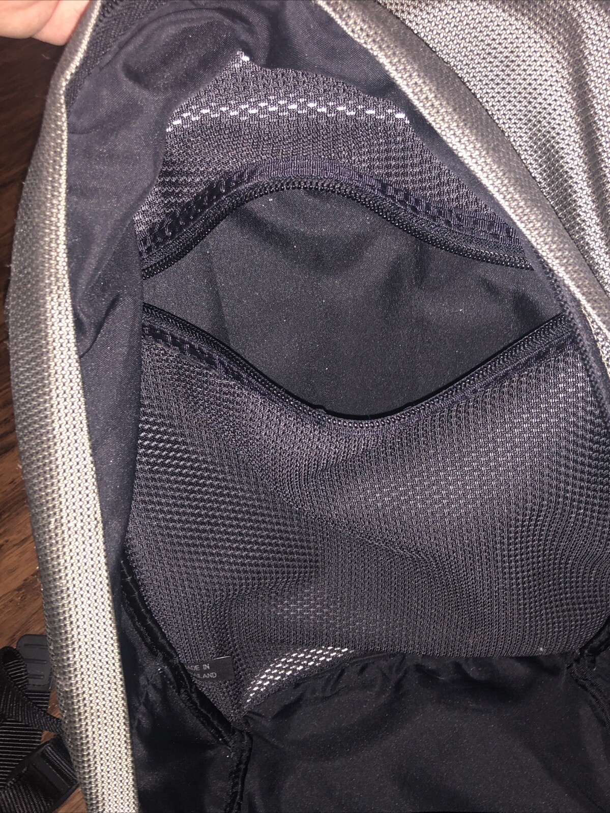 Tumi T2 Tech Backpack 513G Olive Green Appr 16x11x8 Ballistic Nylon & Leather B1