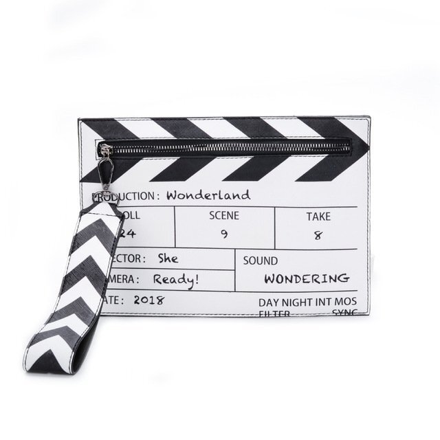 Hollywood Clapperboard Bag – Stylish Clutch & Sling for Movie Lovers