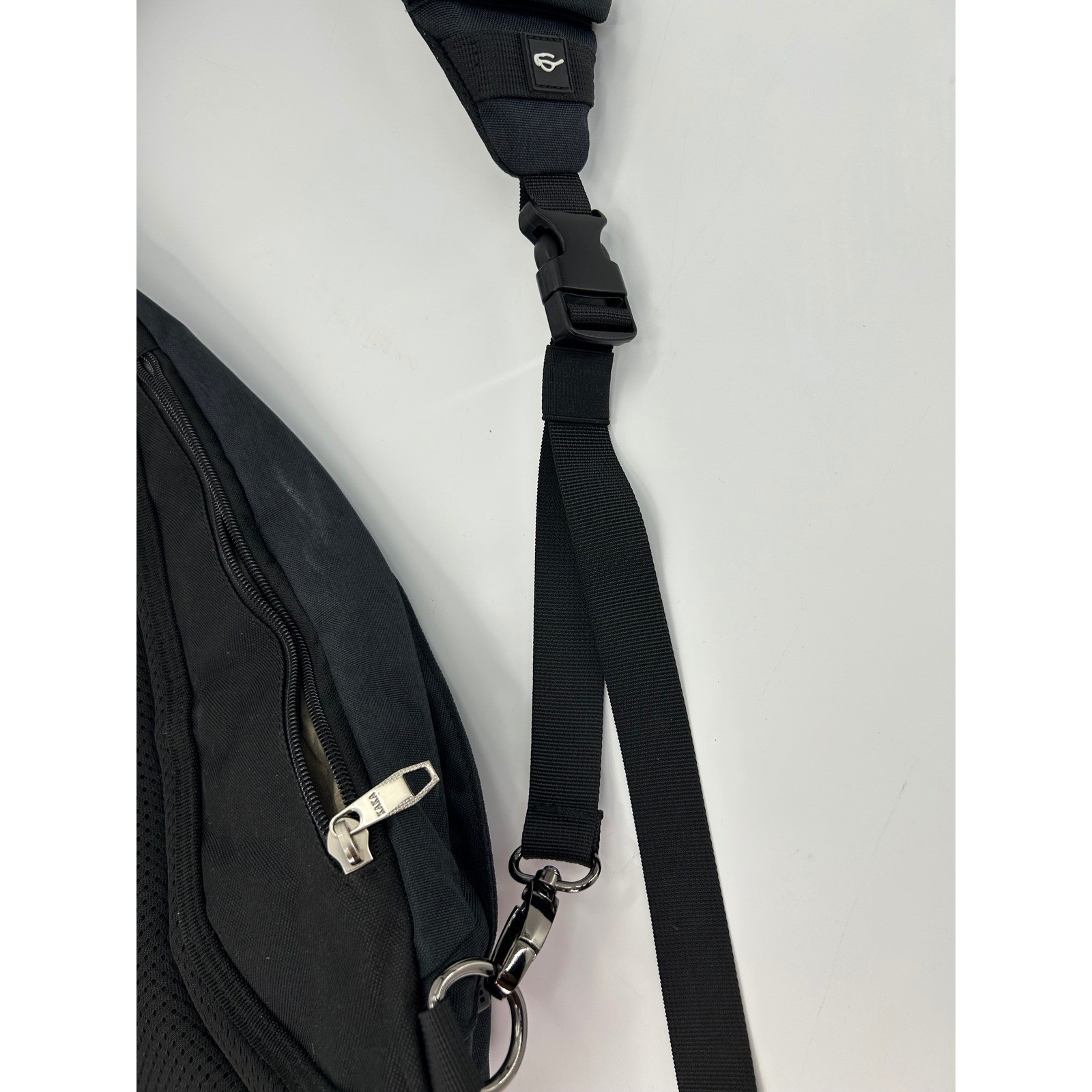 KAKA Sling Bag Crossbody Backpack RFID Proof Charcoal Gray Travel Hiking Mens