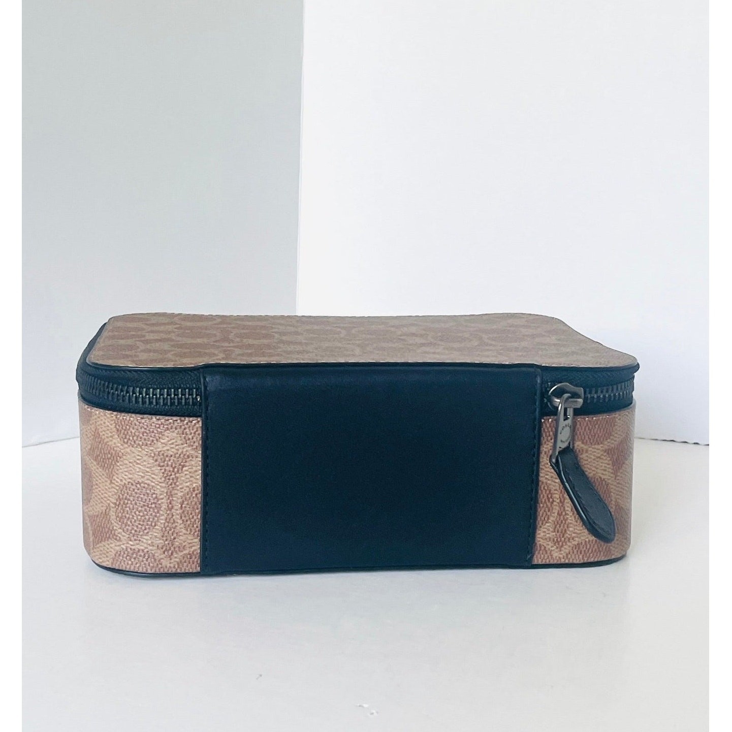 Coach Tech Organizer CY392 Colorblock Signature Canvas Travel Case Khaki