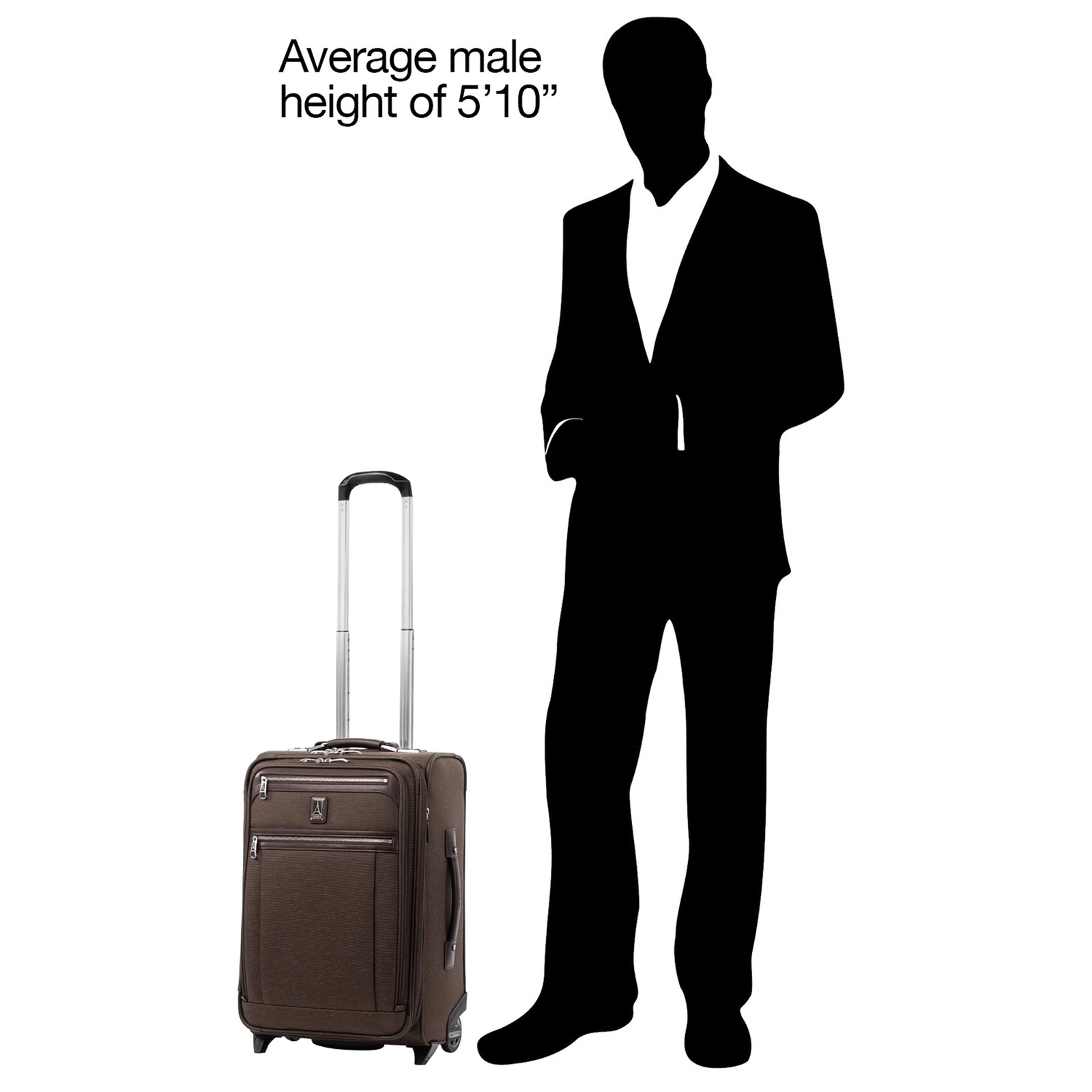 Travelpro Platinum Elite Softside Expandable Luggage, 2 Wheel Suitcase, 22 In U4
