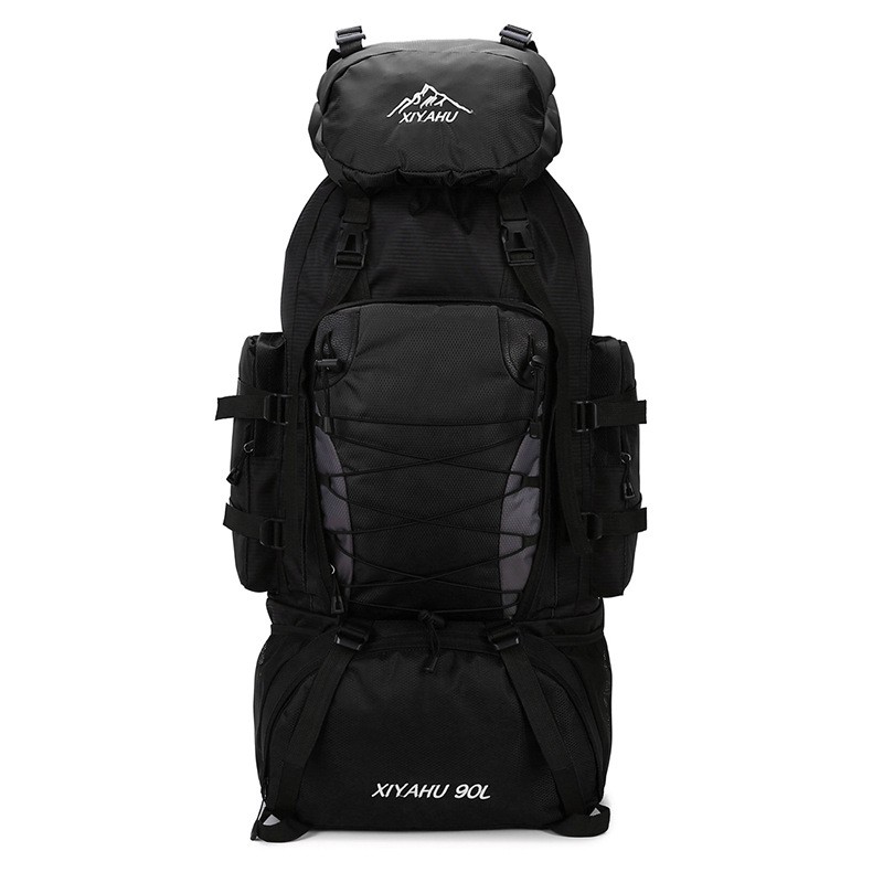 90L large capacity hiking bag, lightweight and waterproof backpack