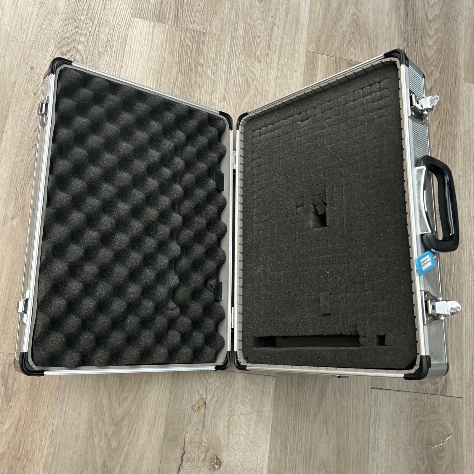 Aluminum Briefcase Locking Road Plane Gear Hard Storage Case 18x13x6 Silver