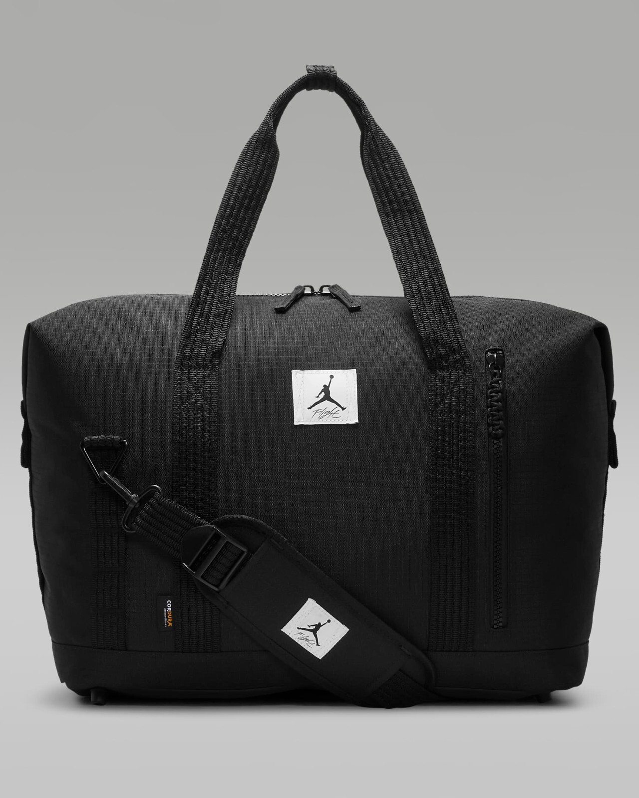 Jordan Flight Duffle Travel Training Gym Overnight Bag Black Cordura