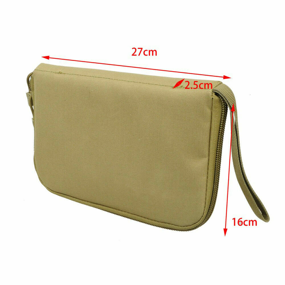 Tactical Handgun Pistol Pouch Carry Case Pouch Holster 16cm*27cm*2.5cm