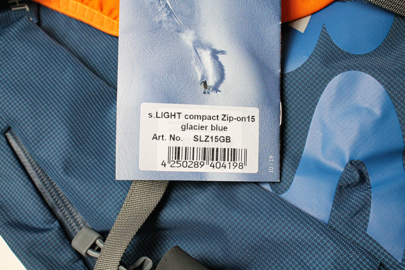ABS s.LIGHT Compact Zip-On 15 Bag Men’s 15L Ski Snowboard Safety Blue Backpack
