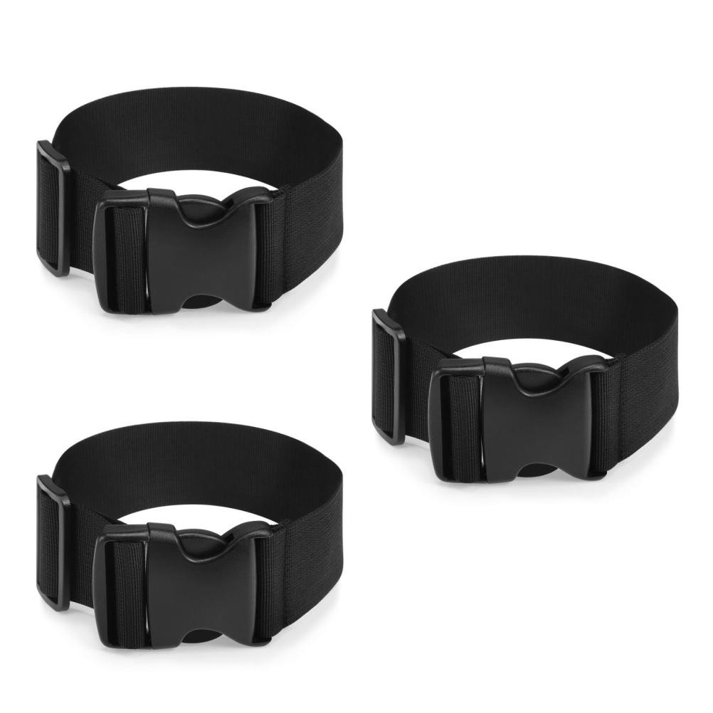 3 Count Universal Fanny Pack Belt Extender Adjustable Waist Strap Extension Bag