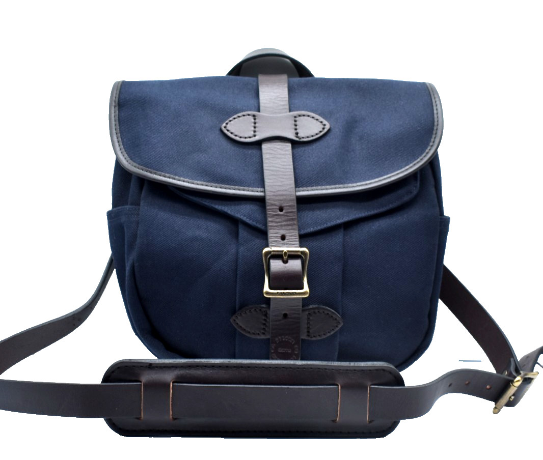 Filson Small Twill Field Bag Messenger Navy Blue