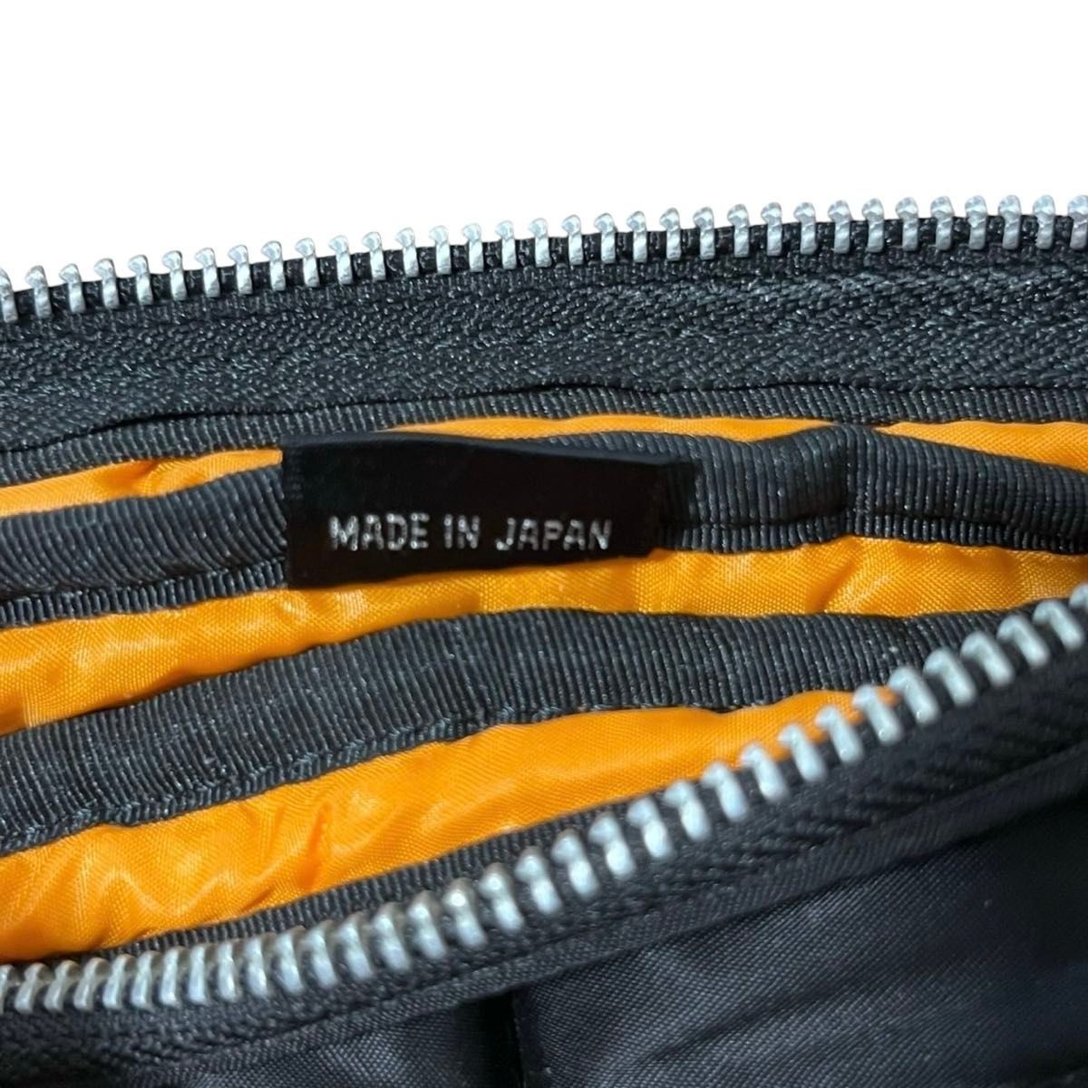 Authentic YOSHIDA KABAN PORTER TANKER Shoulder Bag Black Nylon 16cm x 23cm x 5cm