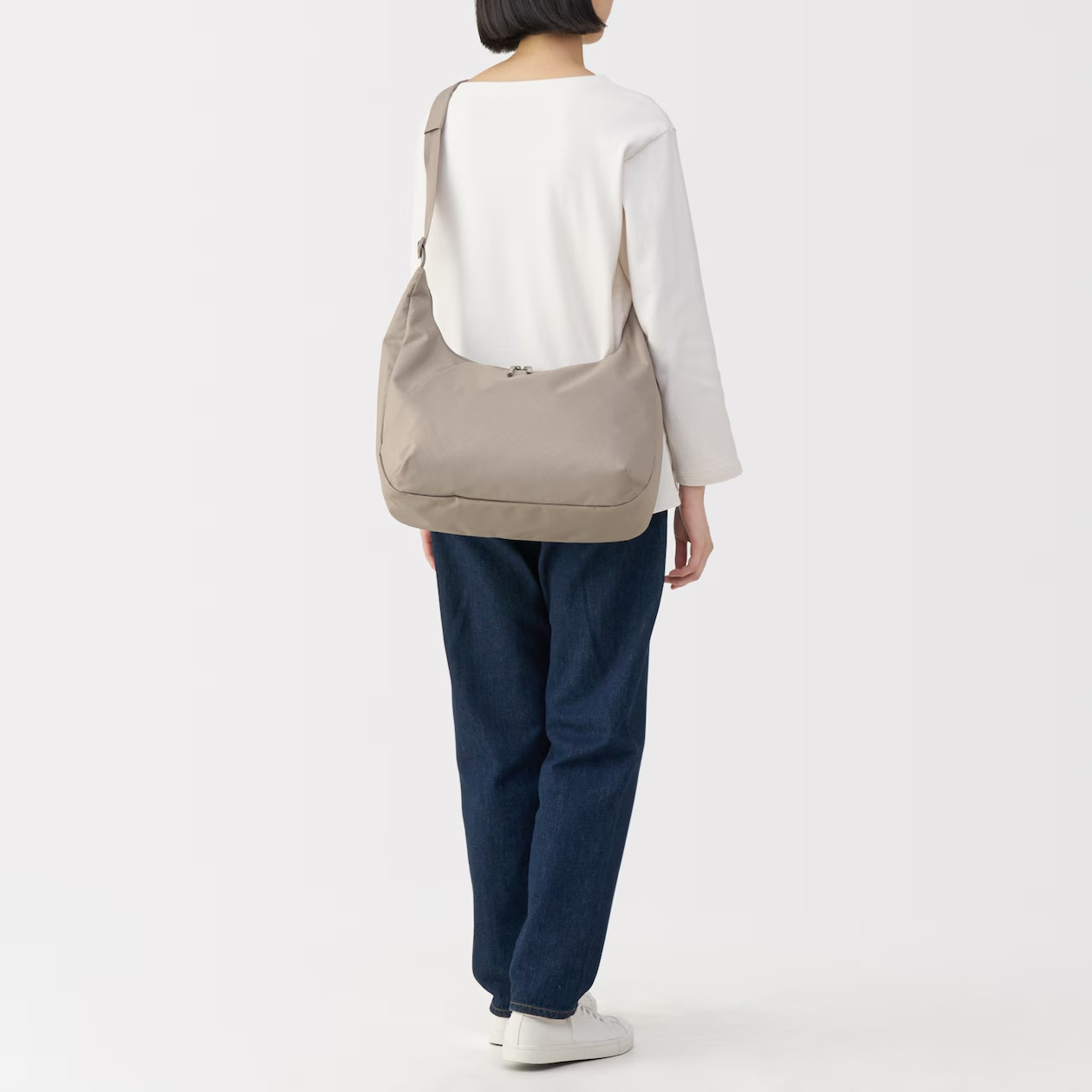 MUJI Water-Repellent 2-Way Shoulder Bag 17-Litter Sling Crossbody Unisex NWT