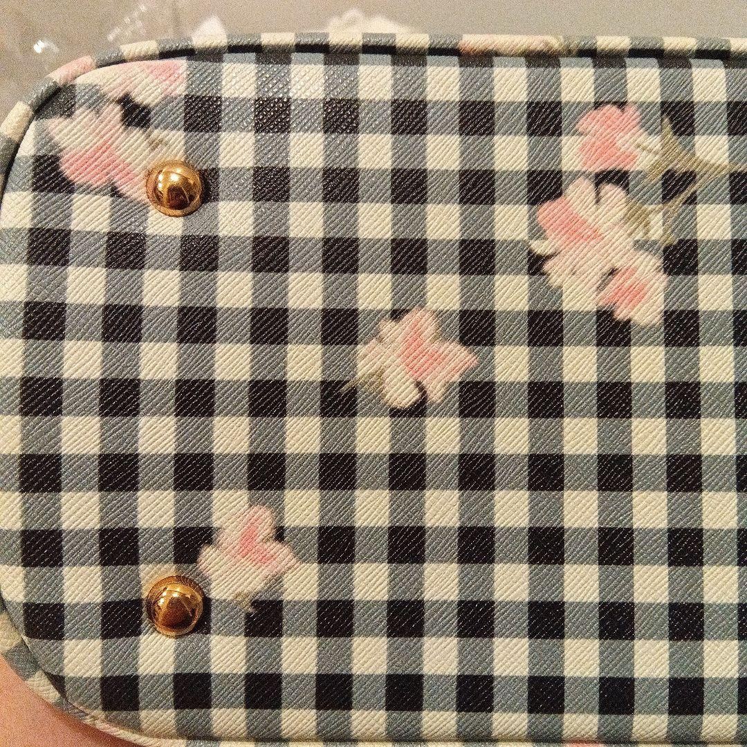 Price reduction ❗️ LIZLISA black check floral pattern 2way bag