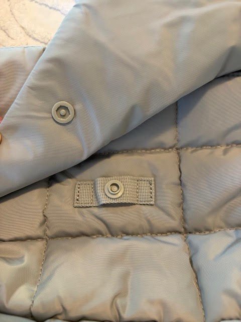 Adidas quilted, metal gray crossbody bag medium size NWT