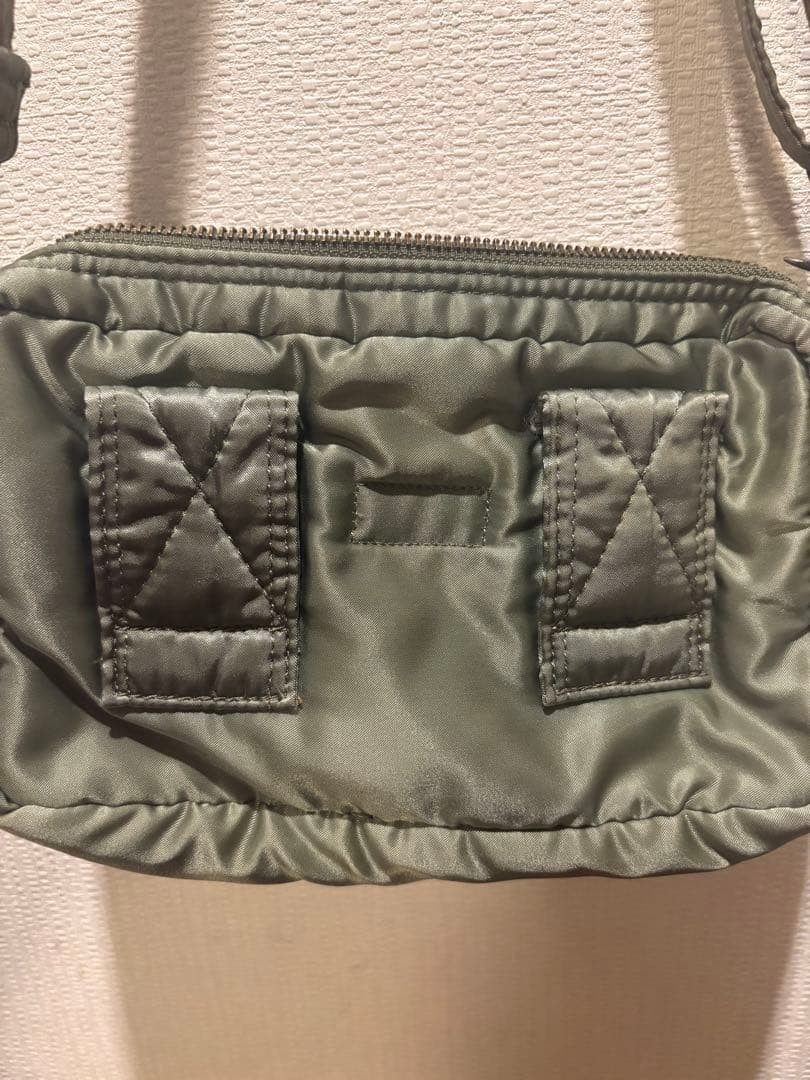 PORTER Tanker Yoshida Kaban Small Shoulder Bag Khaki Sage Green