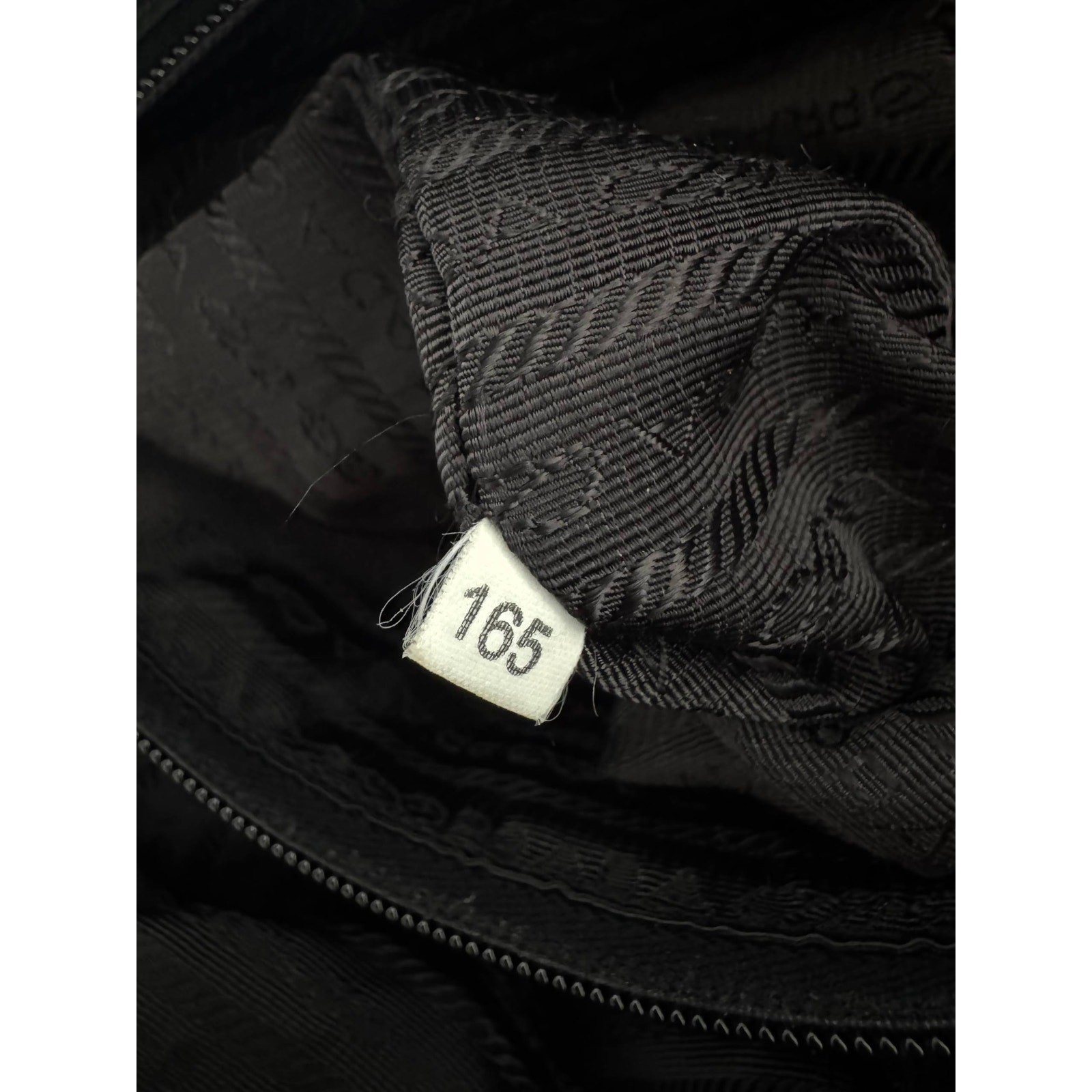 Prada Triangle Logo Black Nylon Messenger Bag