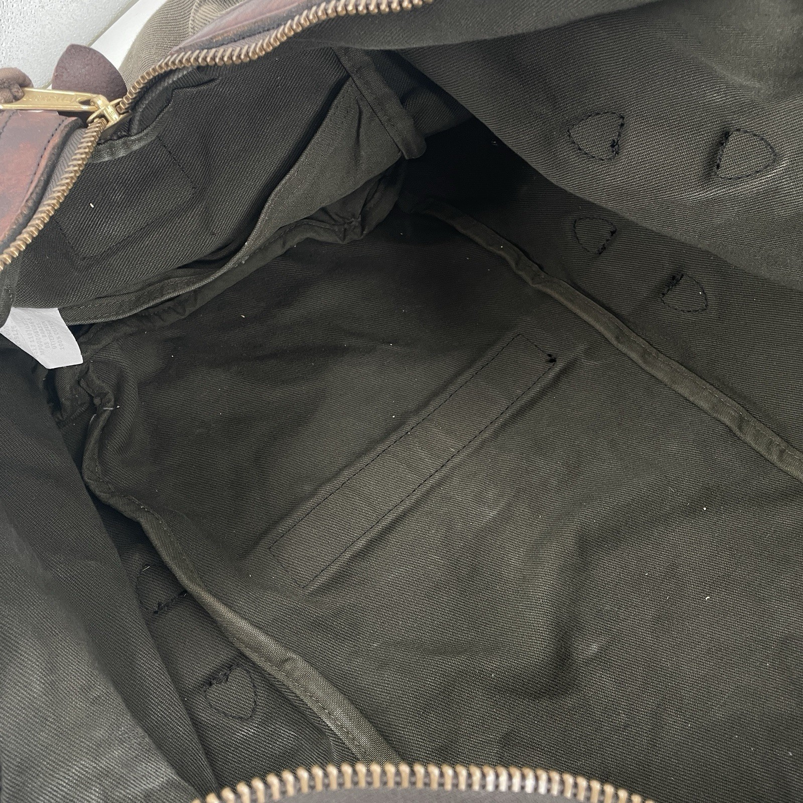 Filson Rugged Twill Duffle Bag in Otter Green – Old Size 25” – Bridle Leather