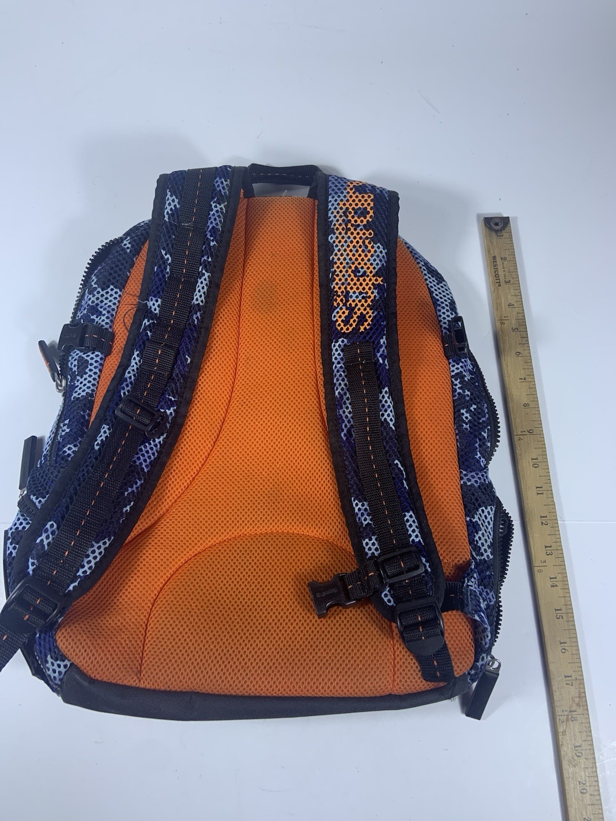 Superdry Camo Mesh Backpack Men’s Blue And Orange Laptop Bag