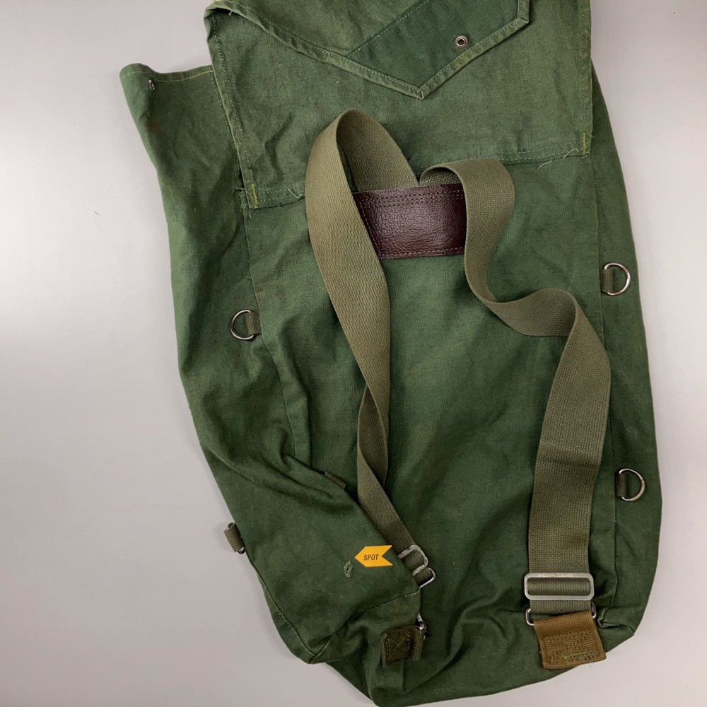 Retro KUMFORT boy pack made Orono Maine The Byer MFG Co Green Canvas Backpack