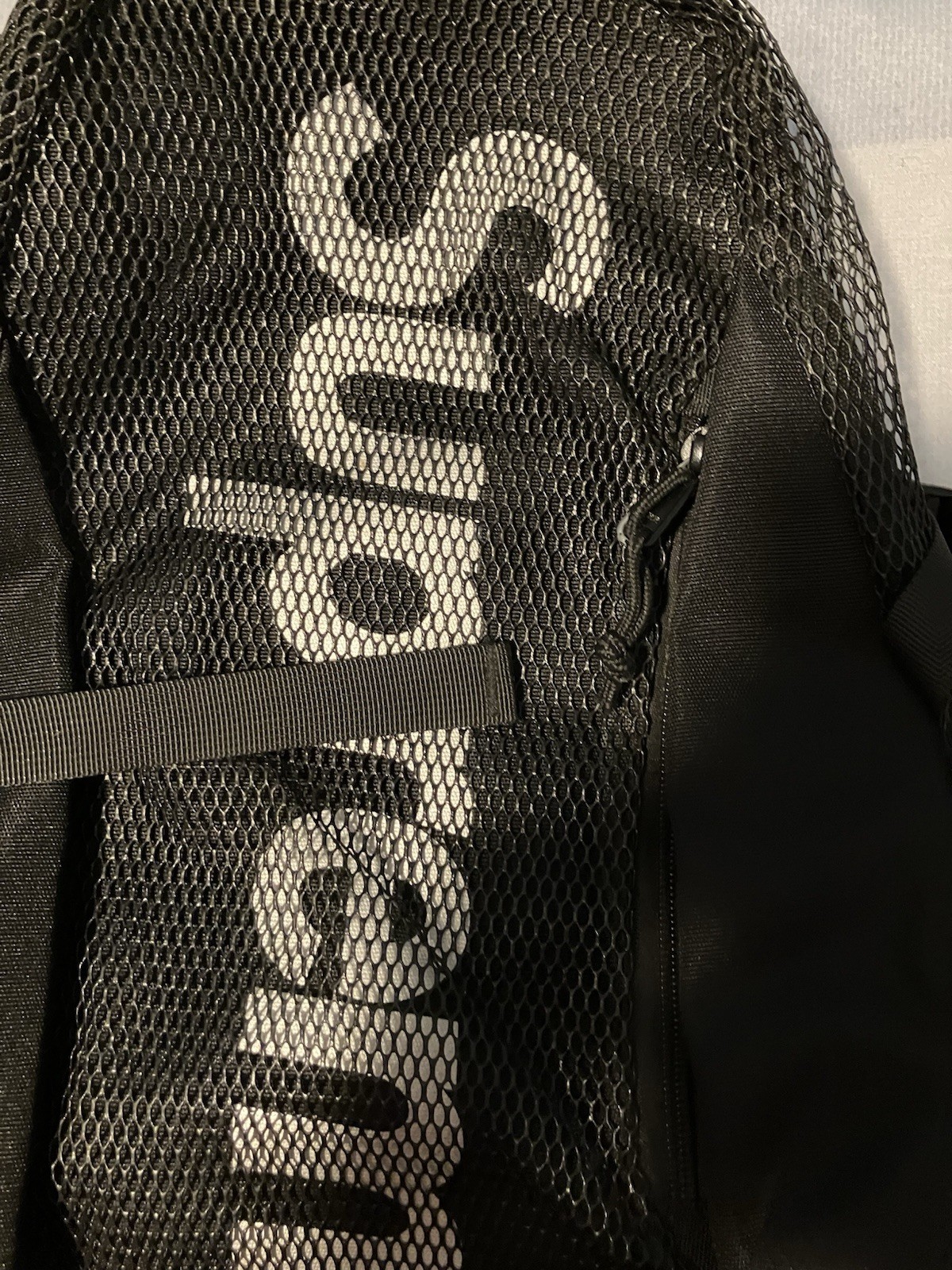 Supreme SS20 Black Mesh Backpack