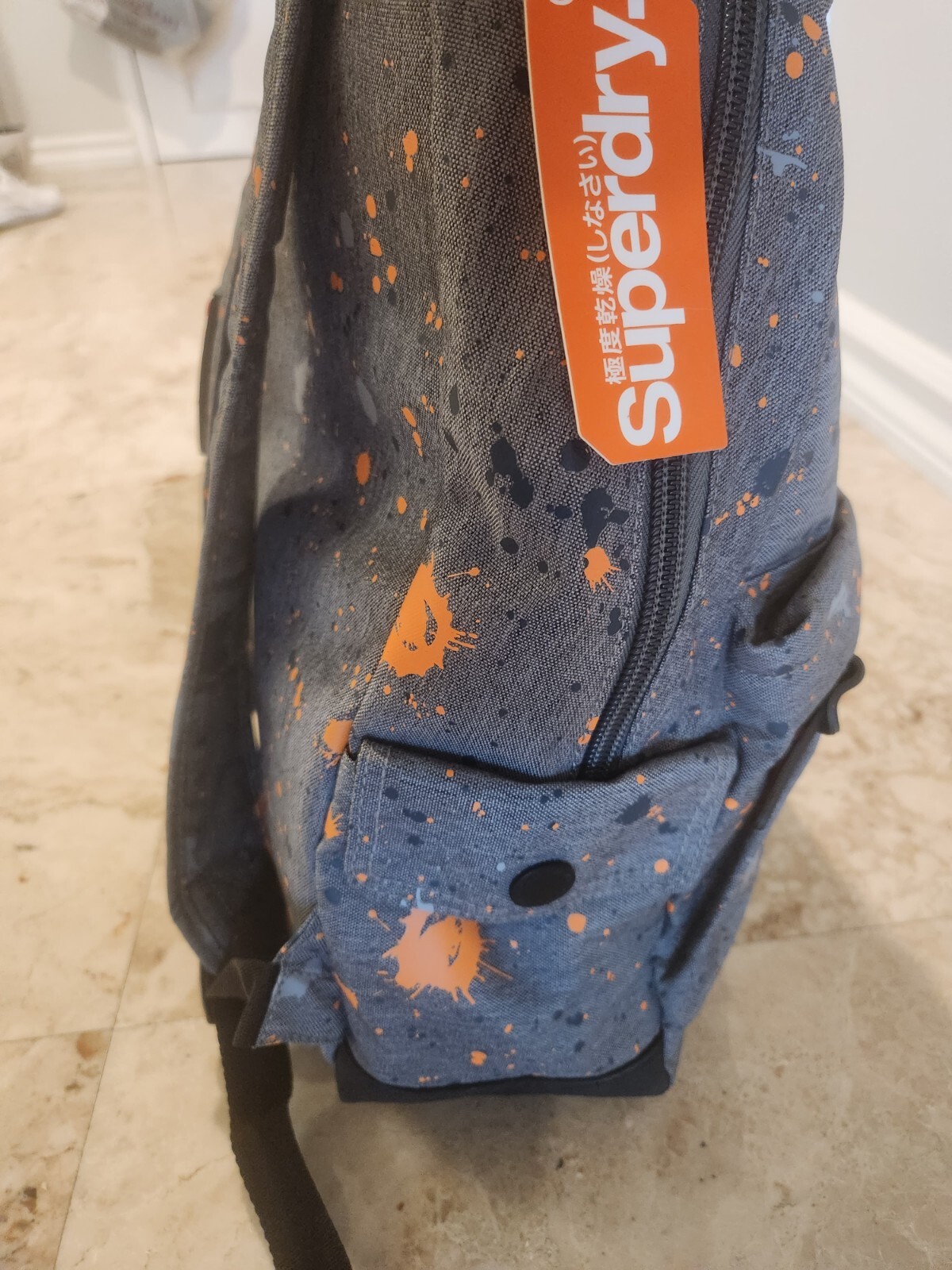 SUPERDRY JAPAN OUTDOOR BACKPACK GRAY new with tags RARE