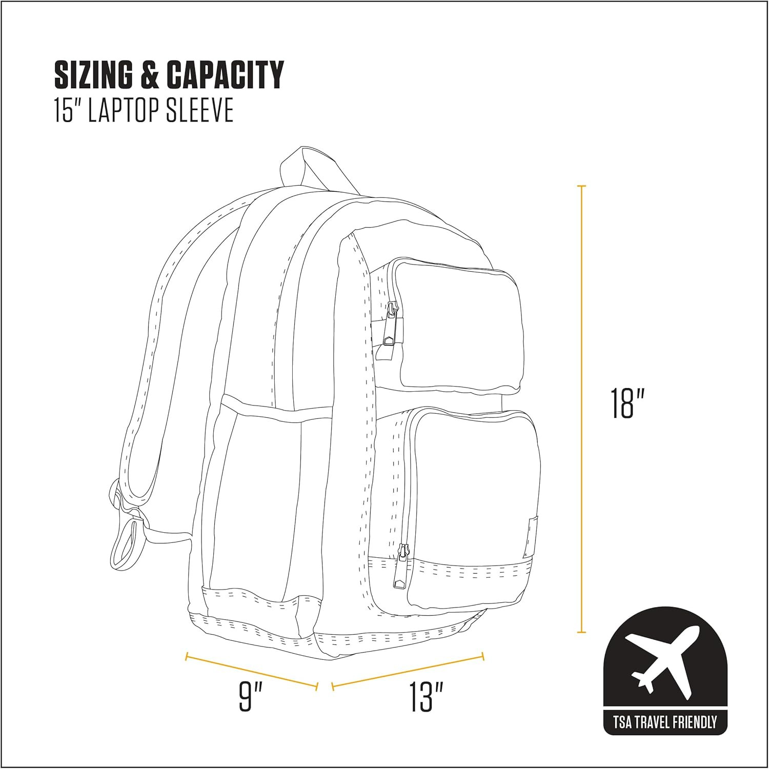 Durable 28L Backpack with Laptop Sleeve & Abrasion Resistant Base – Black