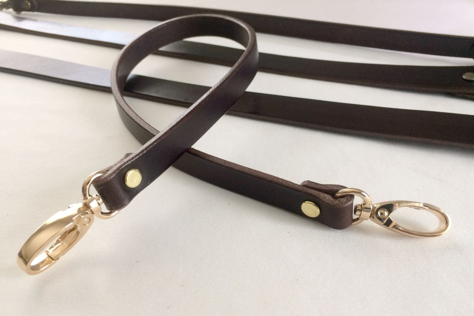 1/2″ Chocolate Dark Brown Leather Bag Handle Purse Replacement Strap – 18 inches