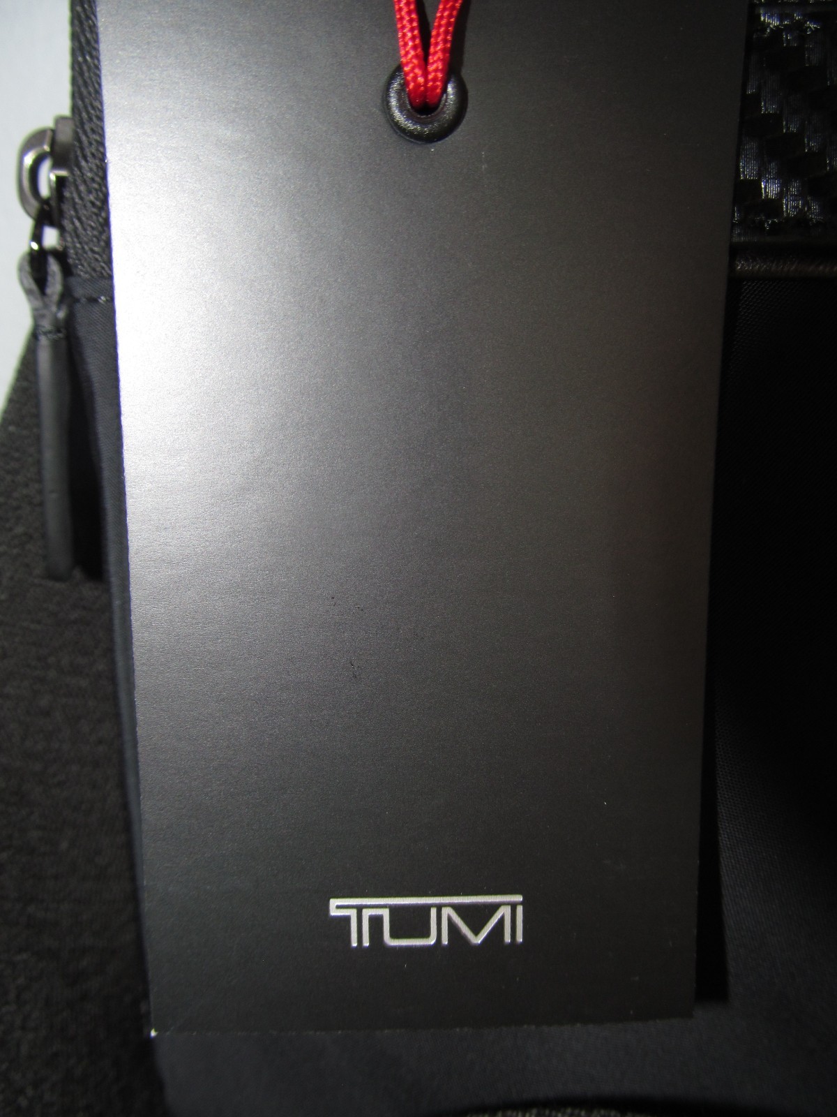 TUMI Kalvin Executive Black Nylon-Leather 14″ Laptop Sleeve-Crossbody-Carbon NWT