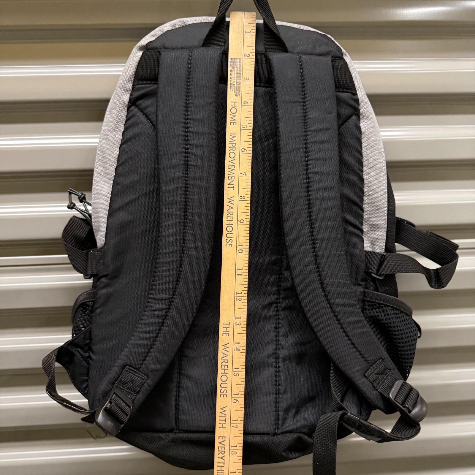 Nike Backpack Black Gray Hiking Outdoor Travel Daisy Chains Y2K Retro Vintage
