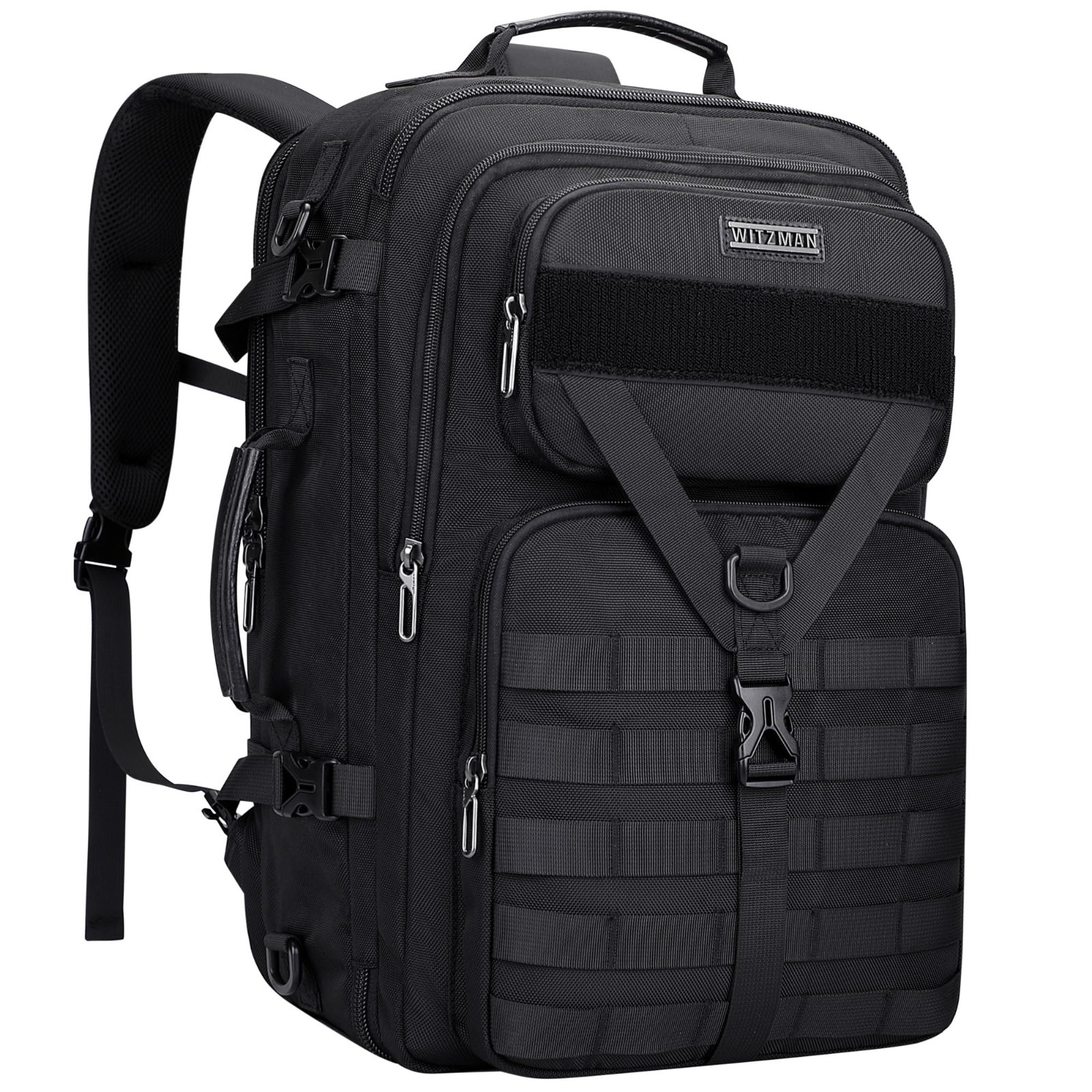 Large 45L Convertible Travel Backpack for Men – Fits 17″ Laptop, Airline Approve