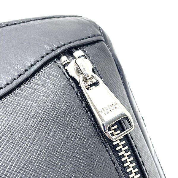 ■Authentic ACE ultima TOKYO Westio 3-Way Sling Bag Leather Black ACE ultima