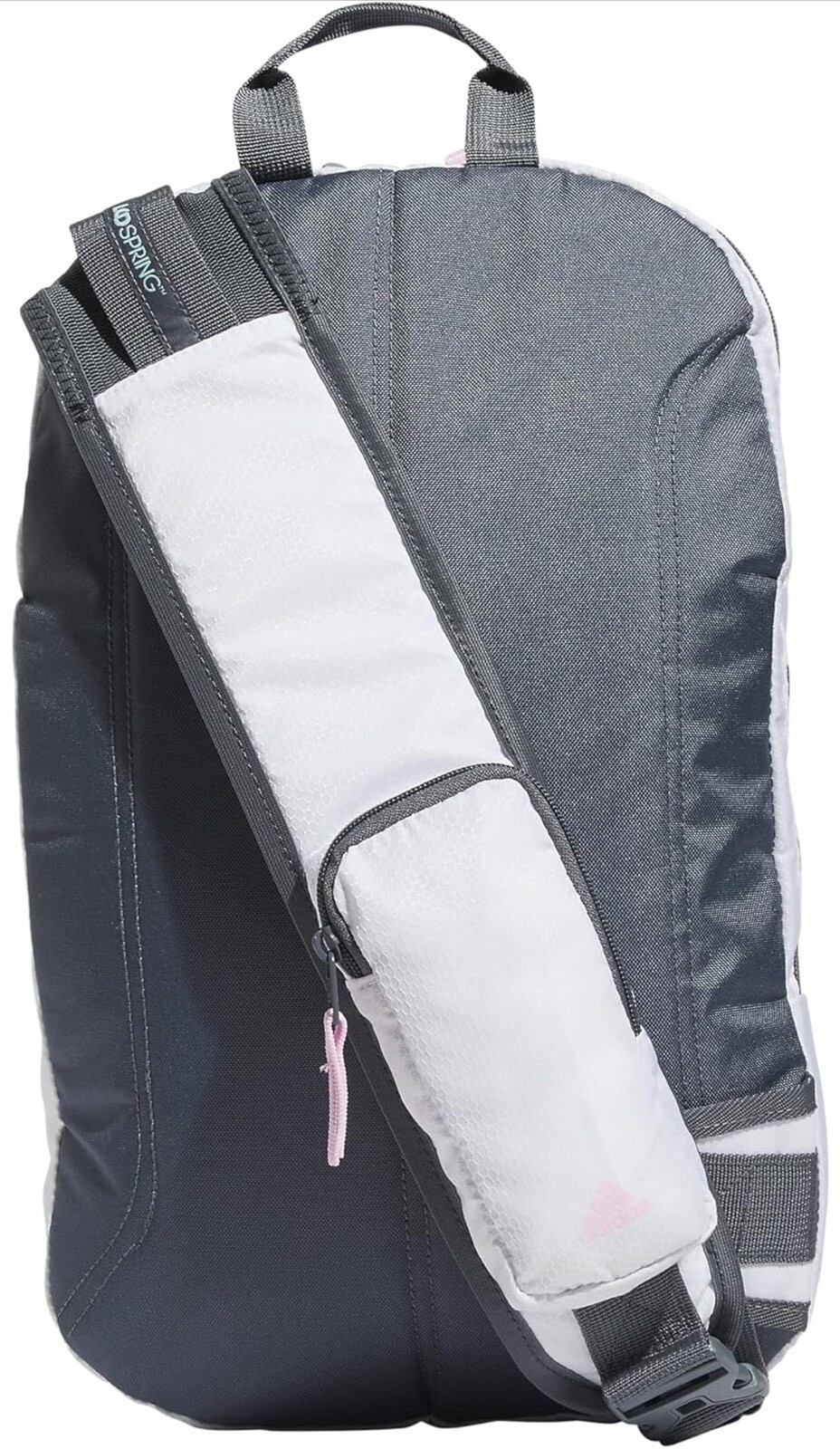 adidas Prime Sling – Single Strap Crossbody Backpack Unisex White Pink Brand New